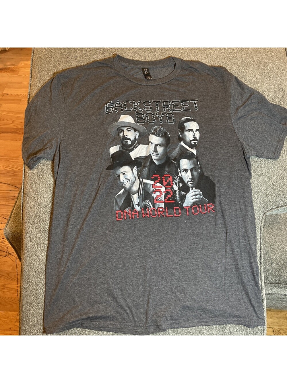 Backstreet Boys Band 2022 Tour Shirt - Dual Sided - Size 2XL